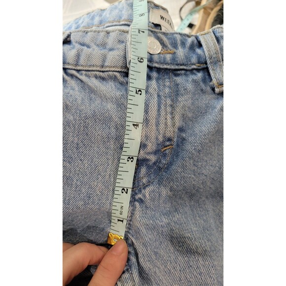 Weekday “Modulate Deconstructed Jeans” — light wash blue, 100% cotton - Picture 2 of 10